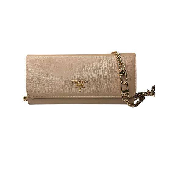 P03. Prada Saffiano Leather Continental Wallet - Picture 1 of 8